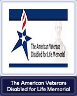 The American Veterans Disabled for Life Memorial Logo