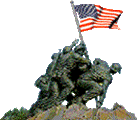 Raising the Flag at Iwo Jima - WWII - Animated Icon