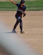 2022-8w - Jocelynn Pitching at Softball Game